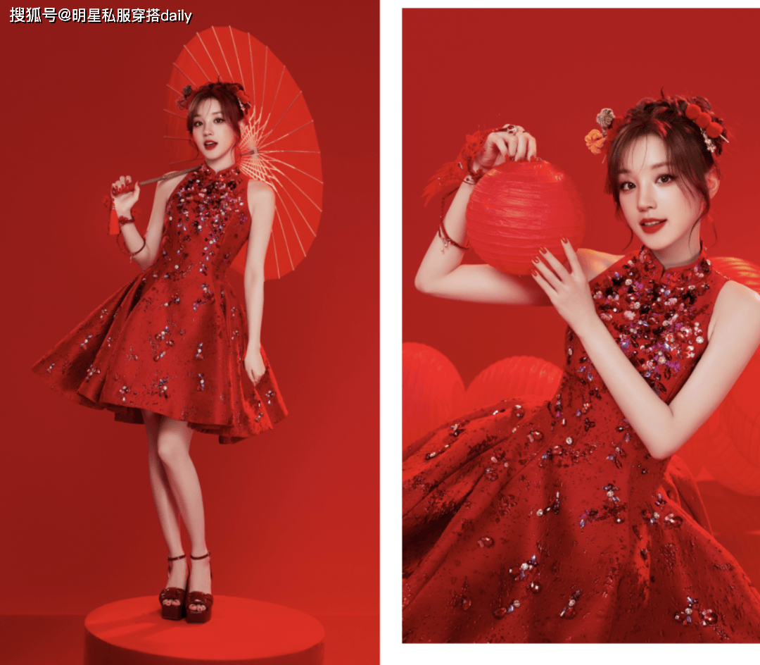 穿搭！王菲、赵雅芝等20位女明星穿搭解析AG真人百家乐2025年春晚带火了新中式(图7)